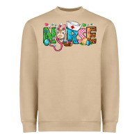 Mushroom Easter Nurse Heavyweight Sweatshirt - BundleAndBundleShop