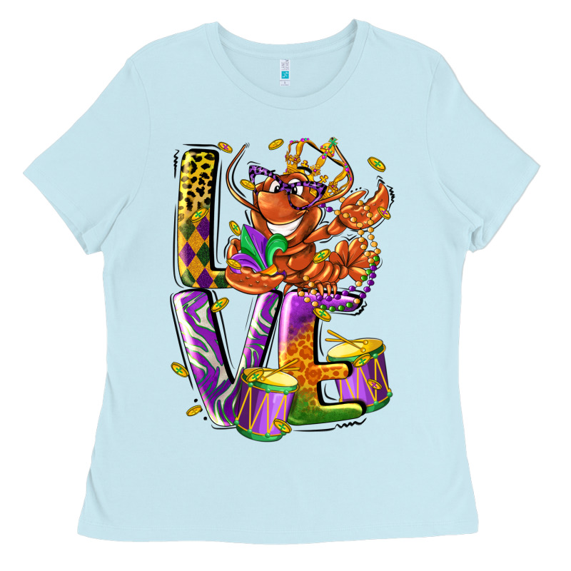 Mardi Gras Love Ladies Tee by LillyAllenDesigns | Teevron