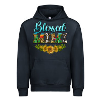 Navy blessed mimi Urban Hoodie - BarkalooDesign