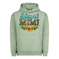 Pigment Oil Green blessed mimi Urban Hoodie - BarkalooDesign