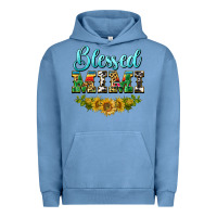 Pigment Pebble Blue blessed mimi Urban Hoodie - BarkalooDesign