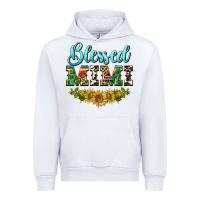 White blessed mimi Urban Hoodie - BarkalooDesign