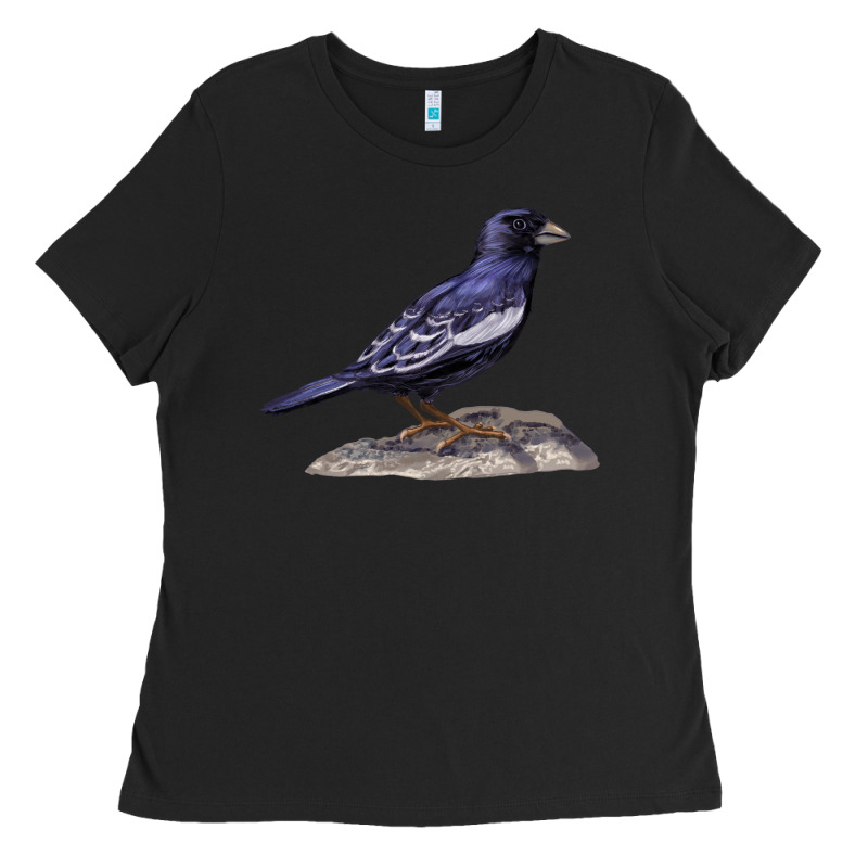 Lark Bunting Colorado State Bird Ladies Tee by RanaPortraitStore | Teevron