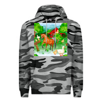 Slate Camo farm life seamless pattern Premium Hoodie - FaDigitalArtStudio