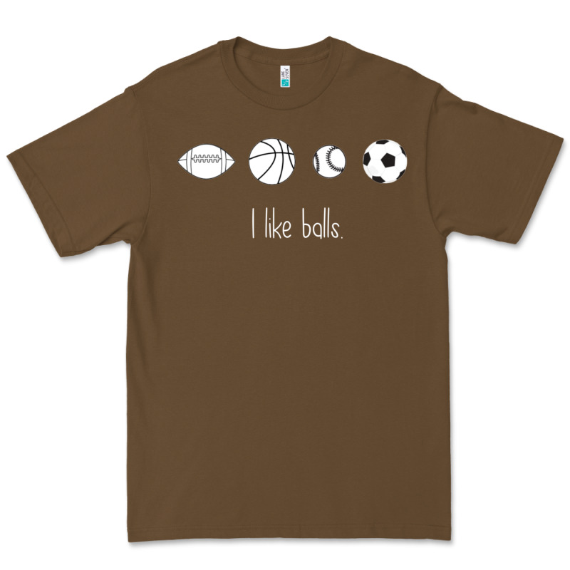 Funny Sports Balls Gag Gift Premium Tee by lanVoArt | Teevron