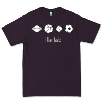 Plum Funny Sports Balls Gag Gift Premium Tee - lanVoArt