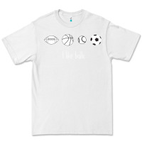 White Funny Sports Balls Gag Gift Premium Tee - lanVoArt