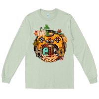 Matcha hello fall gamer Long Sleeve Tee - CowGirlArtShop