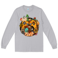Moon Dust hello fall gamer Long Sleeve Tee - CowGirlArtShop