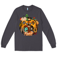 Smoke hello fall gamer Long Sleeve Tee - CowGirlArtShop