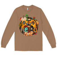 Toasted Coconut hello fall gamer Long Sleeve Tee - CowGirlArtShop