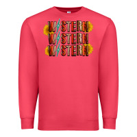 Cardinal western sunflower Premium Sweatshirt - RacoonDesign