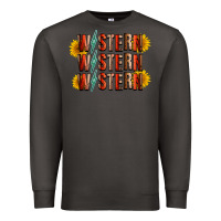 Smoke western sunflower Premium Sweatshirt - RacoonDesign