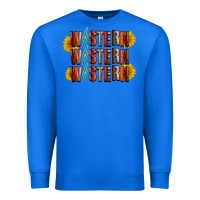 True Royal western sunflower Premium Sweatshirt - RacoonDesign