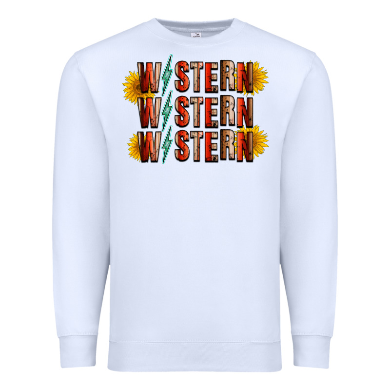 Western Sunflower Premium Sweatshirt by RacoonDesign | Teevron