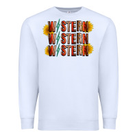 White western sunflower Premium Sweatshirt - RacoonDesign