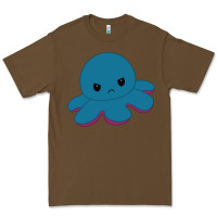 Cacao angry blue moody reversible octopus Premium Tee - lanVoArt