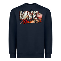 Navy love baseball Heavyweight Sweatshirt - FaDigitalArtStudio