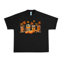 Black Fall coffee cups Urban Heavy Tee - NancyCooperArtShop