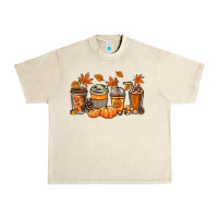 Sandshell Fall coffee cups Urban Heavy Tee - NancyCooperArtShop