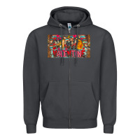 Smoke Nach Valentine Zipper Hoodie - CowhideDigitalArt