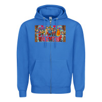 True Royal Nach Valentine Zipper Hoodie - CowhideDigitalArt