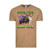 Vintage Coffee Salem witch book club Vintage Tee - NancyCooperArtShop