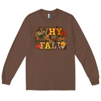 Chestnut why hello there fall Long Sleeve Tee - CowGirlArtShop