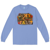 Colony Blue why hello there fall Long Sleeve Tee - CowGirlArtShop