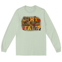 Matcha why hello there fall Long Sleeve Tee - CowGirlArtShop