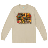 Mushroom why hello there fall Long Sleeve Tee - CowGirlArtShop