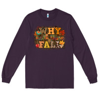 Plum why hello there fall Long Sleeve Tee - CowGirlArtShop