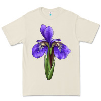 Bone Iris Flower Premium Tee - LillyAllenDesigns