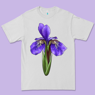 Iris Flower Premium Tee Designed By Lillyallendesigns