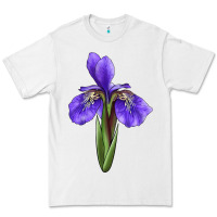 White Iris Flower Premium Tee - LillyAllenDesigns