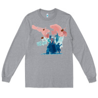 Heather Grey risk of rain 2 Long Sleeve Tee - lanVoArt