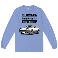 Colony Blue initial d fujiwara tofu shop ae86 manga Long Sleeve Tee - lanVoArt
