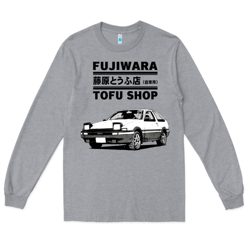 Initial D Fujiwara Tofu Shop Ae86 Manga Long Sleeve Tee by lanVoArt | Teevron