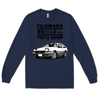 Navy initial d fujiwara tofu shop ae86 manga Long Sleeve Tee - lanVoArt