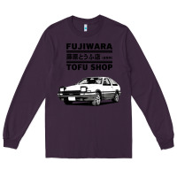 Plum initial d fujiwara tofu shop ae86 manga Long Sleeve Tee - lanVoArt