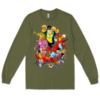 Army Green invincible and friend hero art Long Sleeve Tee - lanVoArt