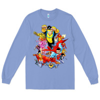 Colony Blue invincible and friend hero art Long Sleeve Tee - lanVoArt