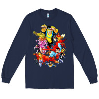 Navy invincible and friend hero art Long Sleeve Tee - lanVoArt
