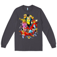 Smoke invincible and friend hero art Long Sleeve Tee - lanVoArt