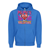 True Royal Mamas Valentine Zipper Hoodie - CowhideDigitalArt