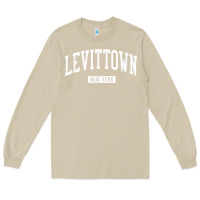 Mushroom levittown new york ny vintage athletic sports design t shirt Long Sleeve Tee - lanVoArt