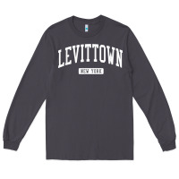 Smoke levittown new york ny vintage athletic sports design t shirt Long Sleeve Tee - lanVoArt