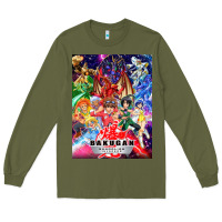 Army Green bakugan Long Sleeve Tee - lanVoArt