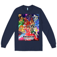 Navy bakugan Long Sleeve Tee - lanVoArt