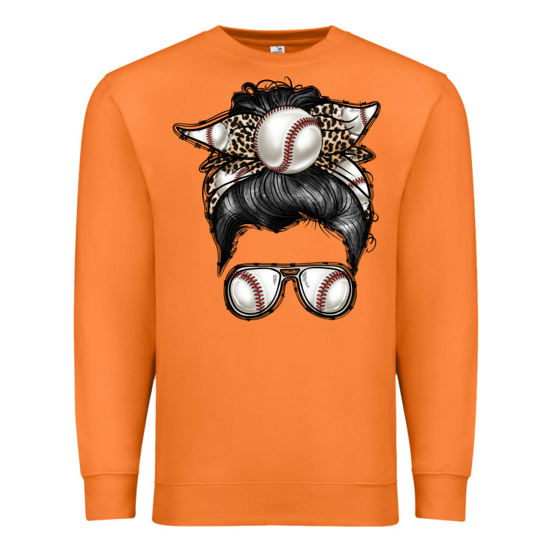 Baseball Mom Premium Sweatshirt by RacoonDesign | Teevron